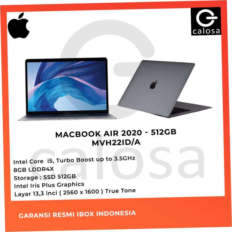 Jual Apple Macbook Air 2020 512gb Space Gray Mvh22id A Ibox Indonesia Segel Murah Mei 2021 Blibli