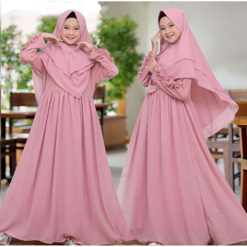 Jual Hopylovy Gamis Anak Usia 12 14 Tahun Aiza Murah Mei 2021 Blibli