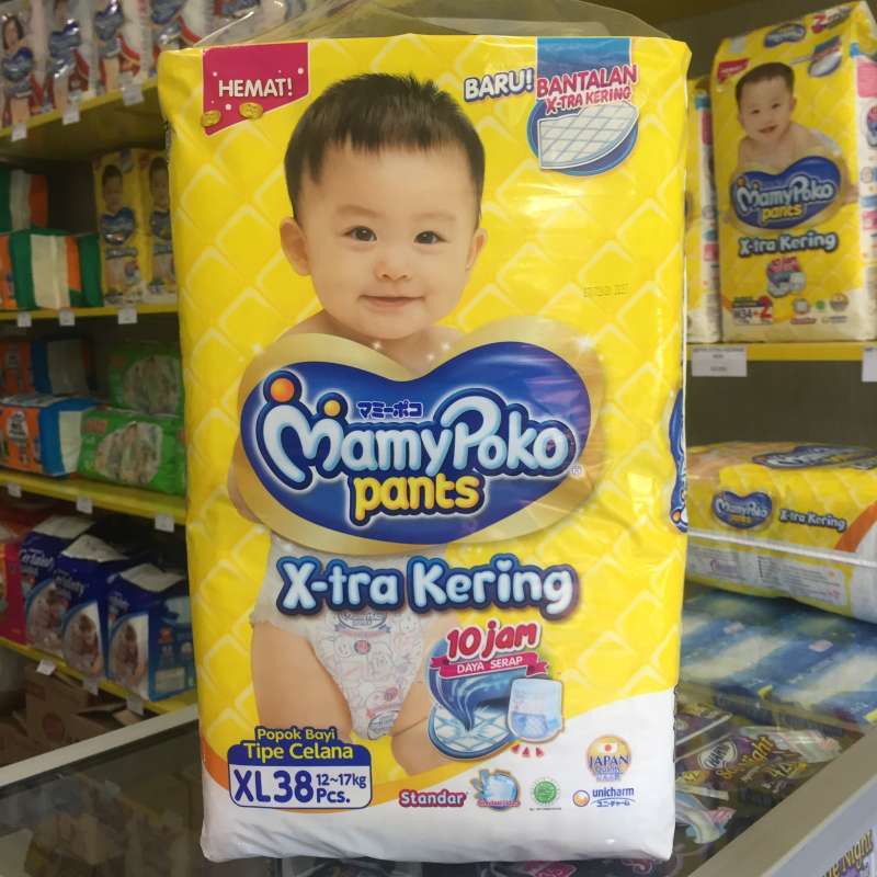 Promo Mamy Poko Pants Xtra Kering XL38 Tipe Celana Diskon 20 di