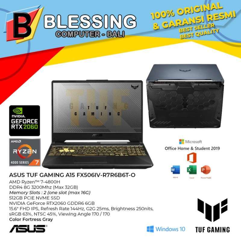 ASUS TUF GAMING A15 FX506IV R7R6B6T-O 