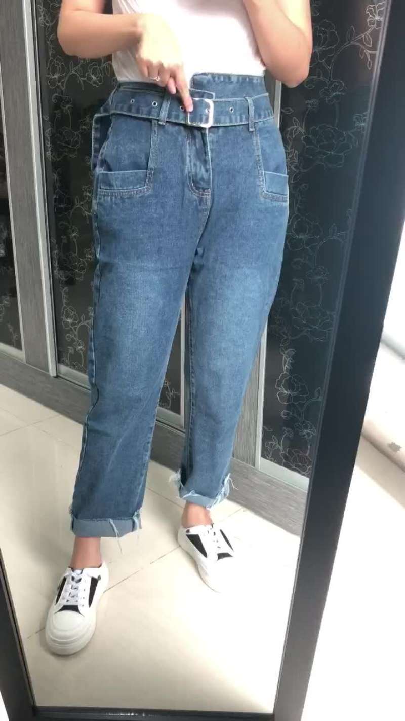 Promo Jeans 1396 - HIGH WAIST BOYFRIEND 
