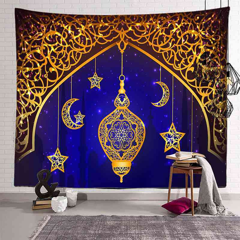 Jual Tapestry Eid Mubarak Wall Hanging Decoration Ornaments Dorm Living Room B 150x100cm Online Mei 2021 Blibli