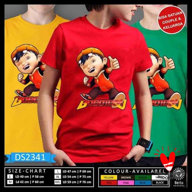 KAOS BOBOIBOY KARAKTER BAJU TSHIRT ANAK 