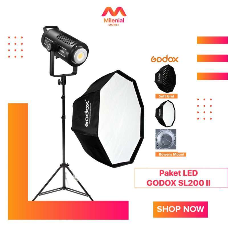 Godox sl 200 softbox on sale