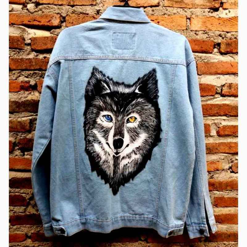 Custom jaket denim hotsell