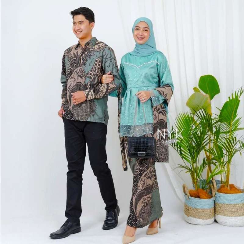 Promo Snoebel Odb Ice Couple Batik Sarimbit Kebaya Modern Brokat Brukat Batik Set Kemeja Diskon 19 Di Seller Snowbel Bligo Kab. Pekalongan Blibli