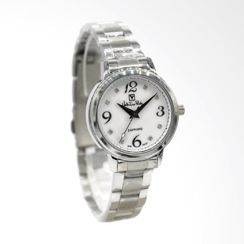 Valentino Rudy VR127-2315 Jam Tangan Wanita - Silver Plat Putih