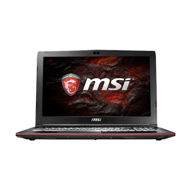 MSi GP62-7RDX Leopard Notebook - Hitam [Intel Core i7-7700HQ/8GB RAM/128GB SSD + 1TB/15.6 Inch]