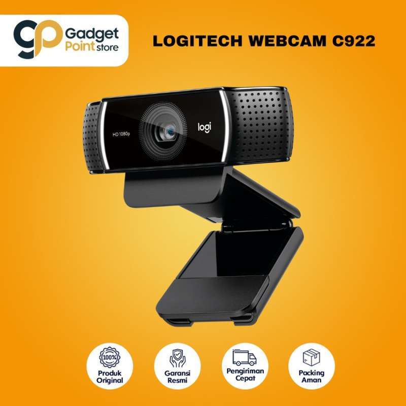 Promo Logitech C922 Pro Stream Webcam With Tripod Diskon 16% Di