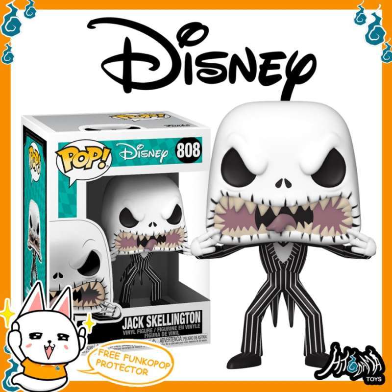 FUNKO POP VINYL NIGHTMARE BEFORE CHRISTMAS JACK WITH SCARY FACE #808 