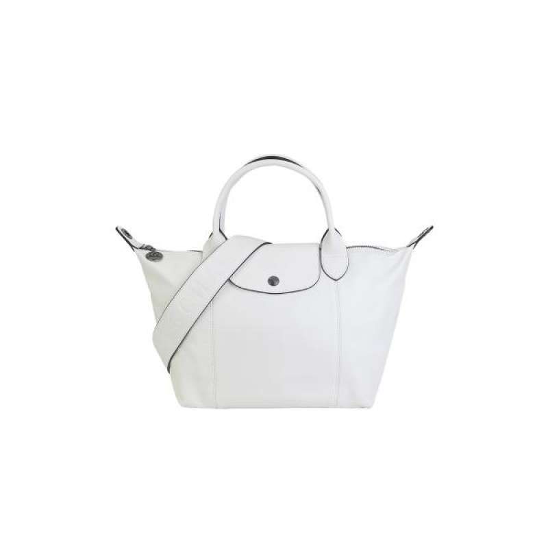 longchamp white tote