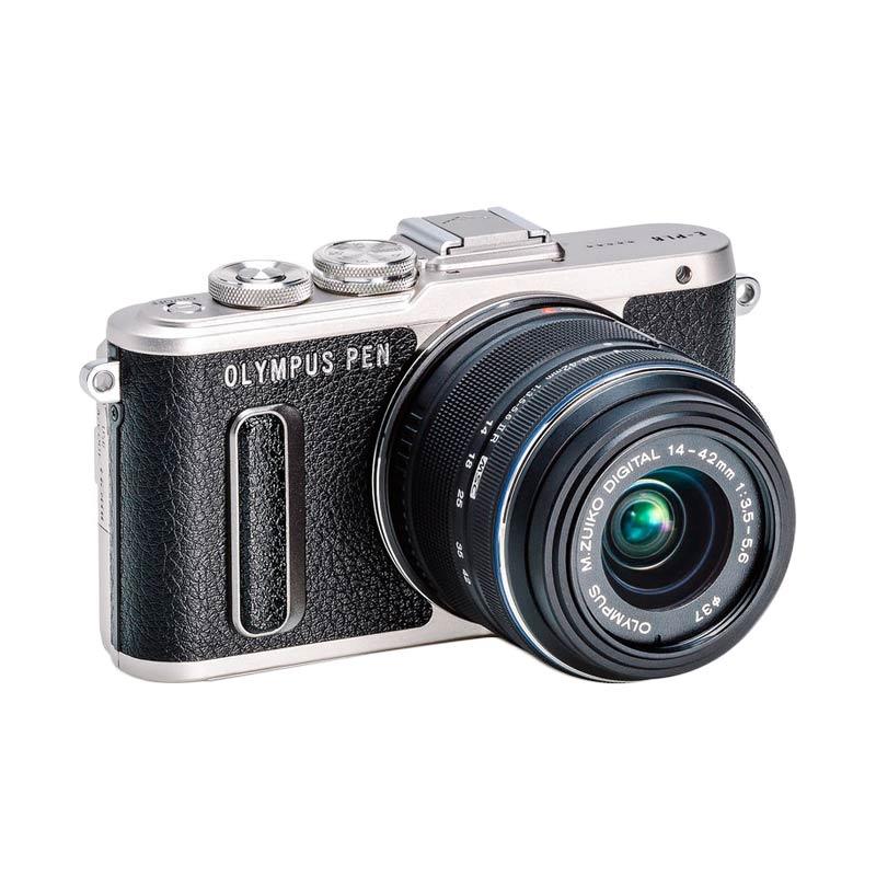 Olympus PEN E-PL8 Kit 14-42mm Kamera Mirrorless - Hitam