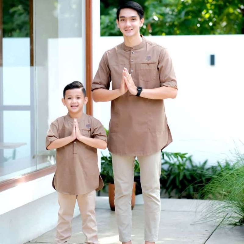 Jual Kurta Ayah Dan Anak Kurta Couple Fashion Muslim Baju Koko Murah Mei 2021 Blibli