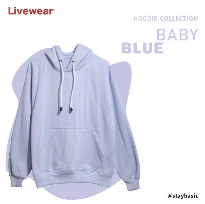 baby blue hoodie
