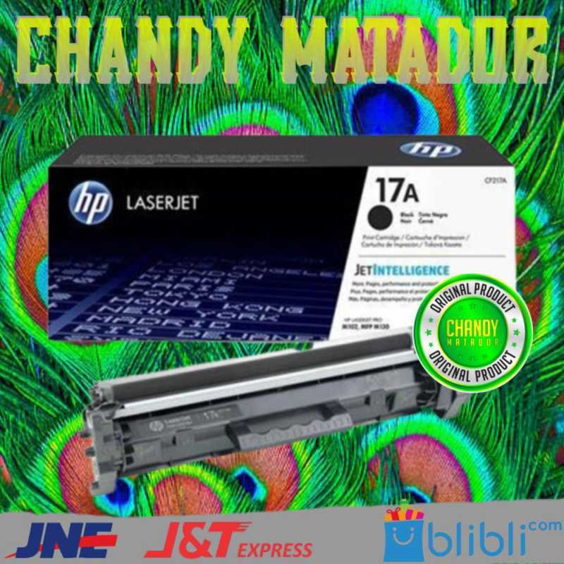 Promo HP Toner 17A (CF217A) Black Original Cartridge - Hitam di Seller  CHANDY_ MATADOR - Kota Tasikmalaya, Jawa Barat | Blibli