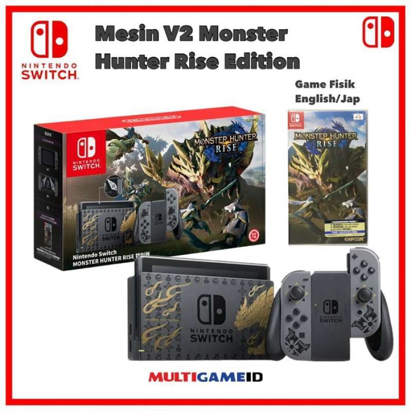 Jual Nintendo Switch V2 Console Monster Hunter Limited Edition Catridge Game Murah Mei 2021 Blibli 