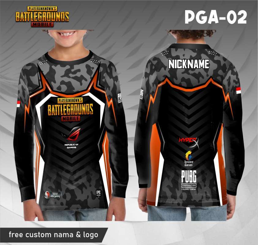 Baju gaming pubg online