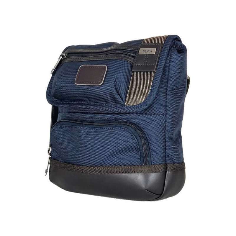 Promo TUMI Alpha Bravo Kerby Crossbody Tas Selempang Pria Navy
