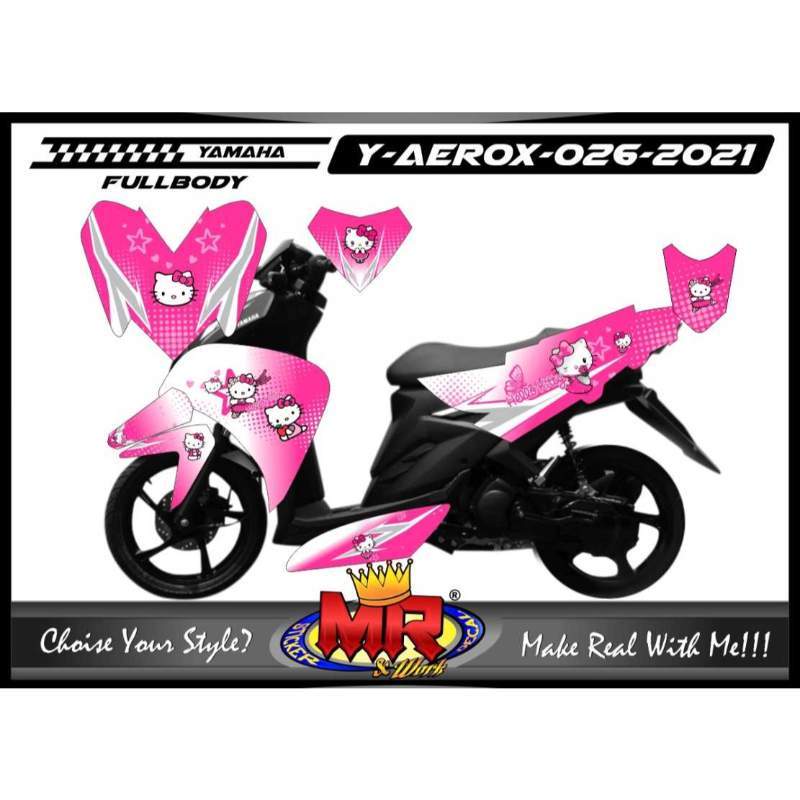 Promo Decal Stiker Fullbody Motor Yamaha Aerox Stiker Grafis Custom Keren Di Seller Mr Stiker Kab Klaten Jawa Tengah Blibli