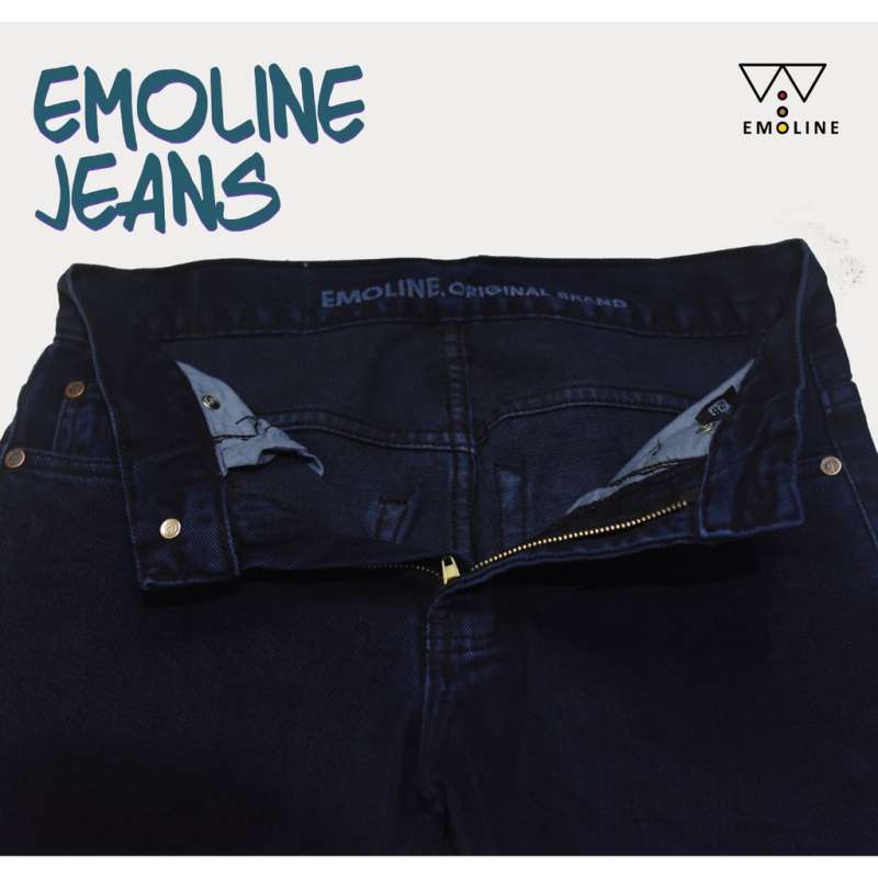 Promo Emoline Straight Jeans Basic Men 