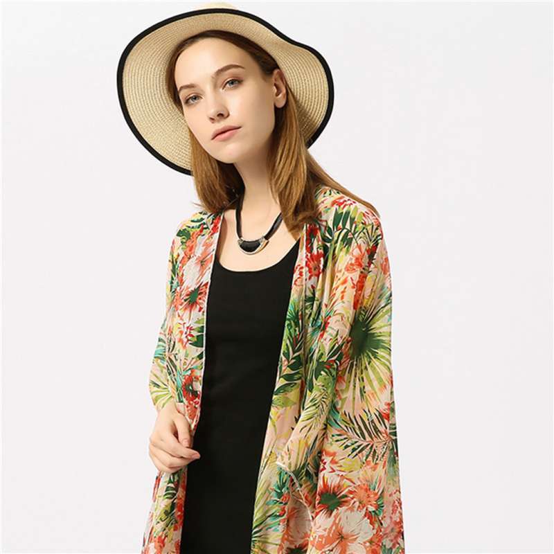 Promo Women Beach Cover Up Kimono 