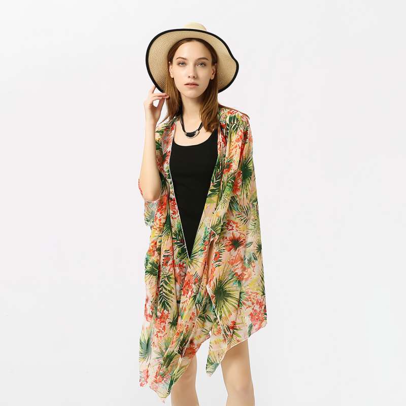 Promo Women Beach Cover Up Kimono 