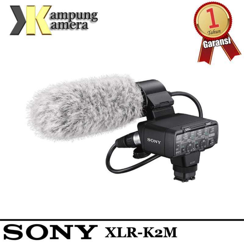 Sony XLR-K2M XLR Adapter Kit with Microphone Garansi Resmi Sony Indonesia  Tahun