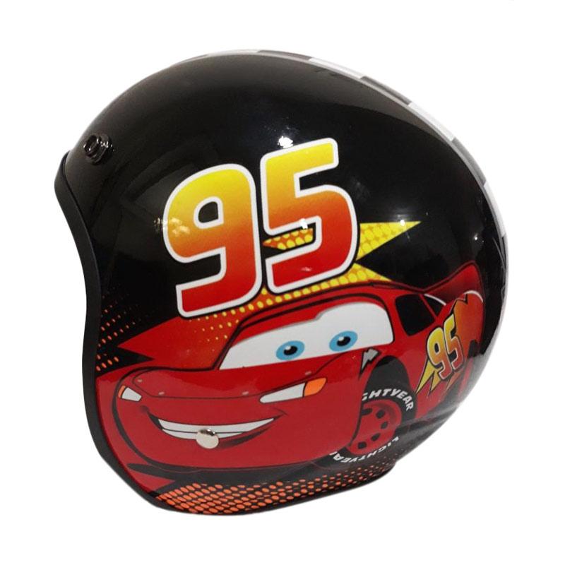 harga JP Helmet Kids Cars Helm Anak - Super Black Blibli.com
