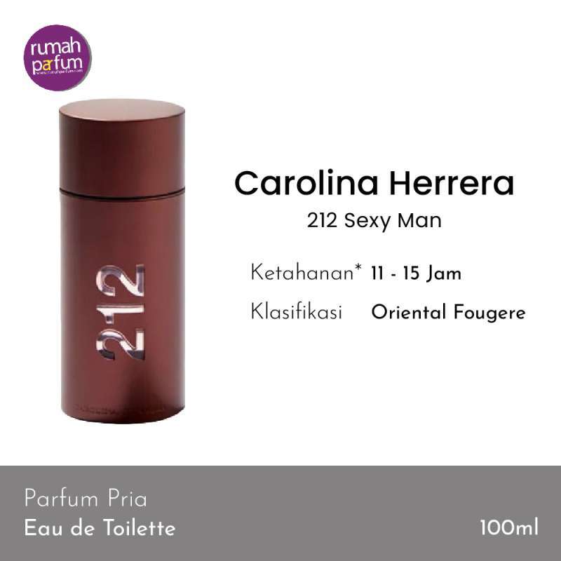Carolina Herrera 212 Sexy Man Parfum Pria 100 mL