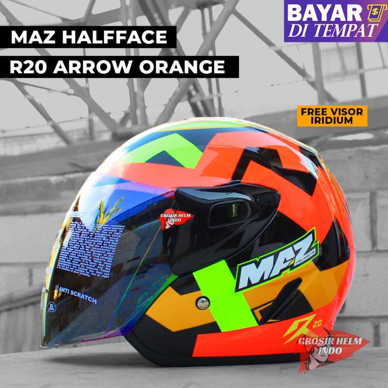 Helm half face mirip arai 2025