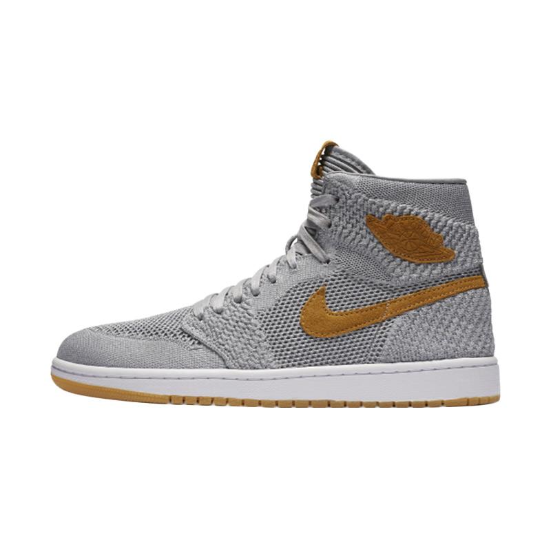Jual NIKE Men Air Jordan 1 Flyknit Golden Harvest Sepatu Olahraga Pria -  Grey [919704-025] di Seller True OG Sports - Kamal Muara, Kota Jakarta  Utara | Blibli
