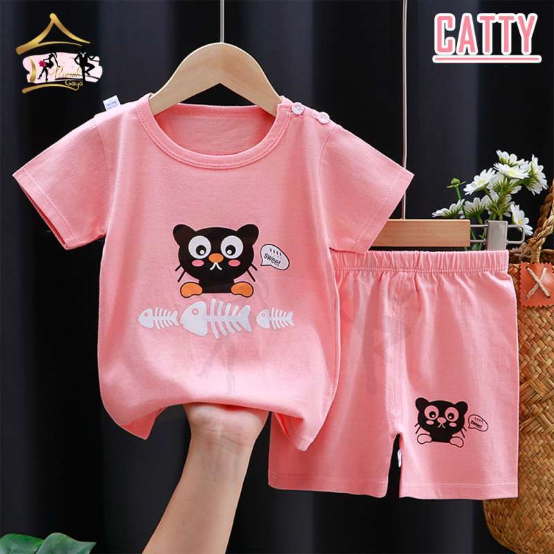 Jual Setelan Baju Anak Usia 2 Tahun ( Size M ) - Anak Cewe - Perempuan  Catty di Seller Rumah Gaya - Grogol Selatan, Kota Jakarta Selatan | Blibli