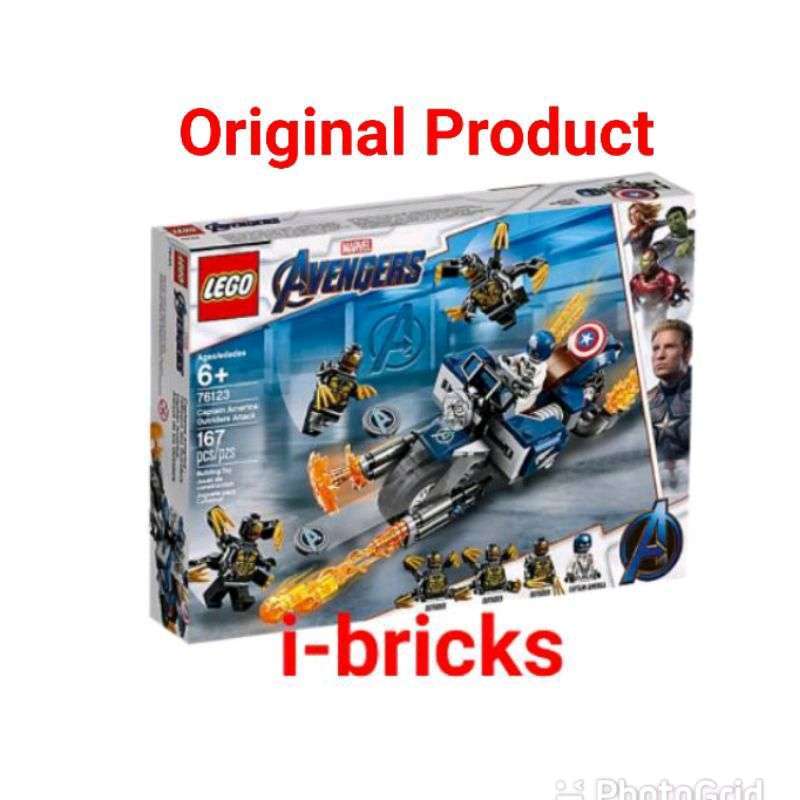 Jual Lego Marvel Avengers 76123 Captain America Outriders Attack Blocks Stacking Toys Di Seller I bricks Official Store Pluit Kota Jakarta Utara Blibli