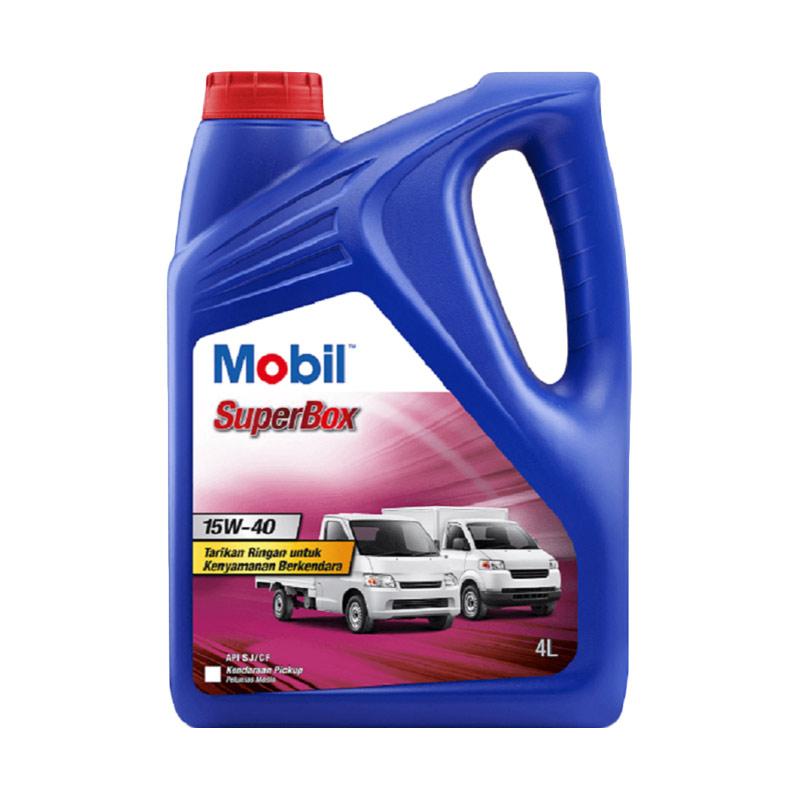 Jual Exxon Mobil 1 Superbox 15w 40 4 Liter Pelumas Oli Mesin Mobil Design Khusus Mobil Niaga Minivan Mobil Box Pickup Bak Terbuka Truk Kecil Online Februari 2021 Blibli
