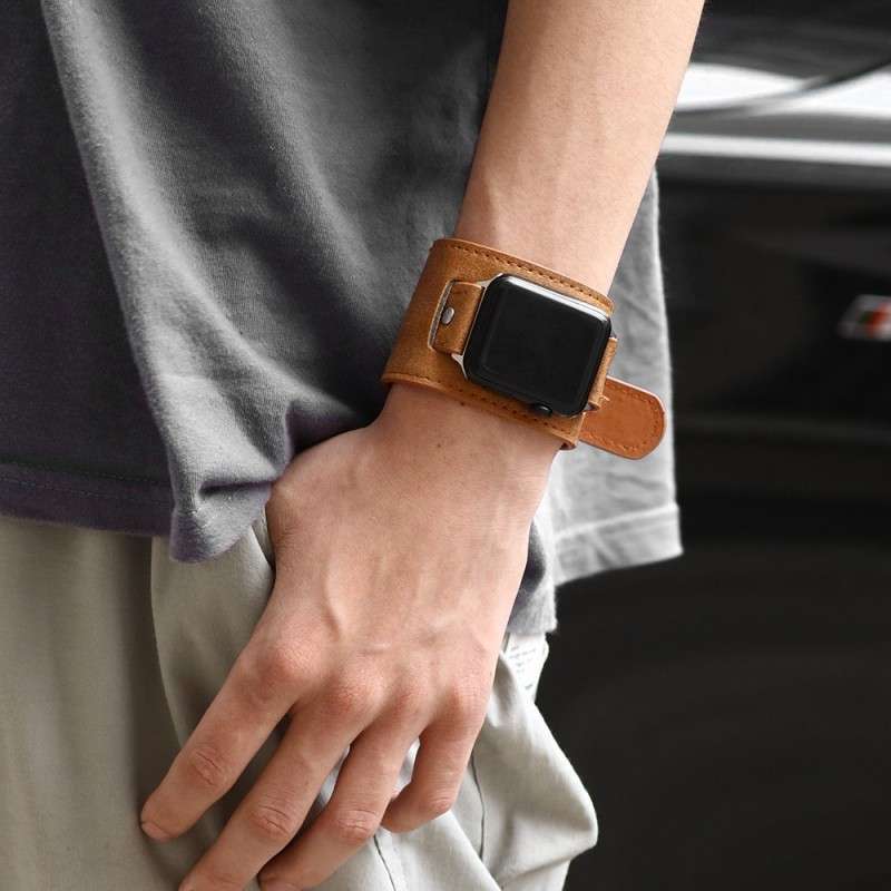 Populer Apple Watch Band Leather Smart 