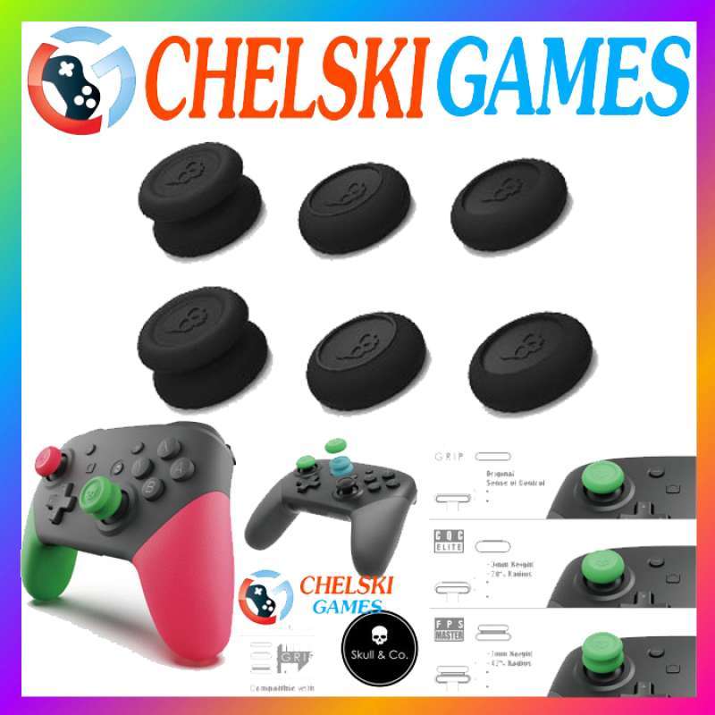 Skull Co Thumb Grip Skull Skin, CQC And FPS Thumb Grip Set Analog