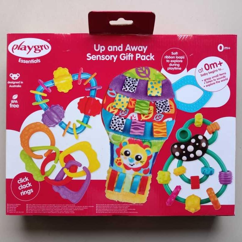 Promo Playgro Baby Up and Away Teething Gift Pack 1 Set Hadiah