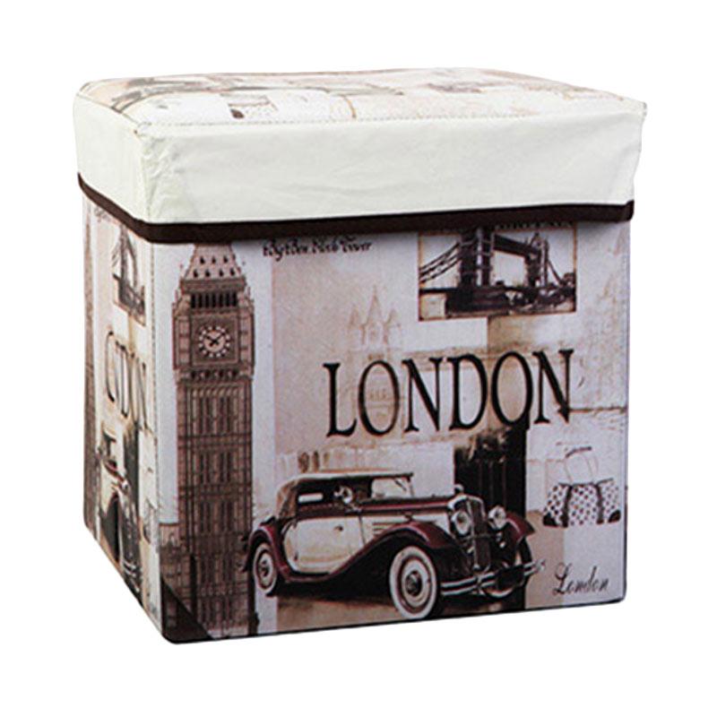 Nadaga Box Duduk Kotak Penyimpanan Box Mainan Tempat Penyimpanan Source · Produk Homestuff Motif London Storage Chair Box Kotak Serbaguna Terbaru