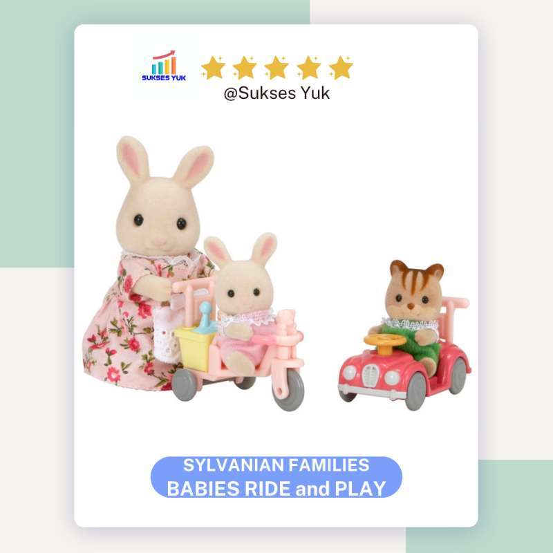 Sylvanian families babies ride and play hot sale