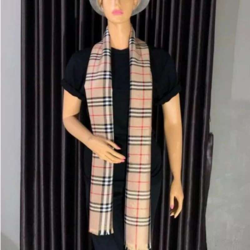 cream burberry scarf