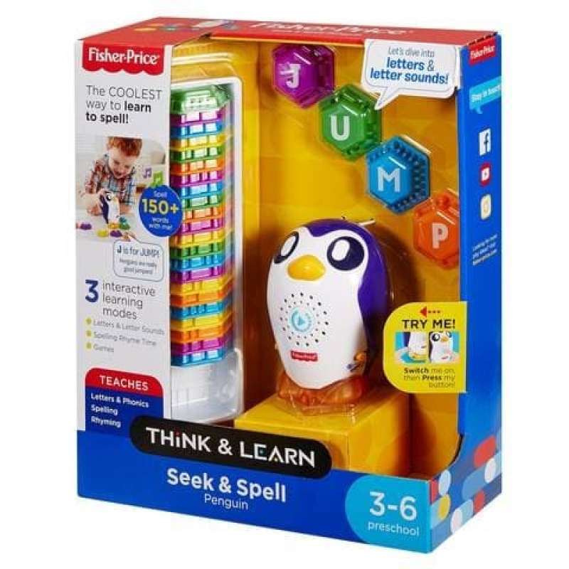 Fisher Price Think And Learn Penguin Seek n Spell Pinguin Original 100