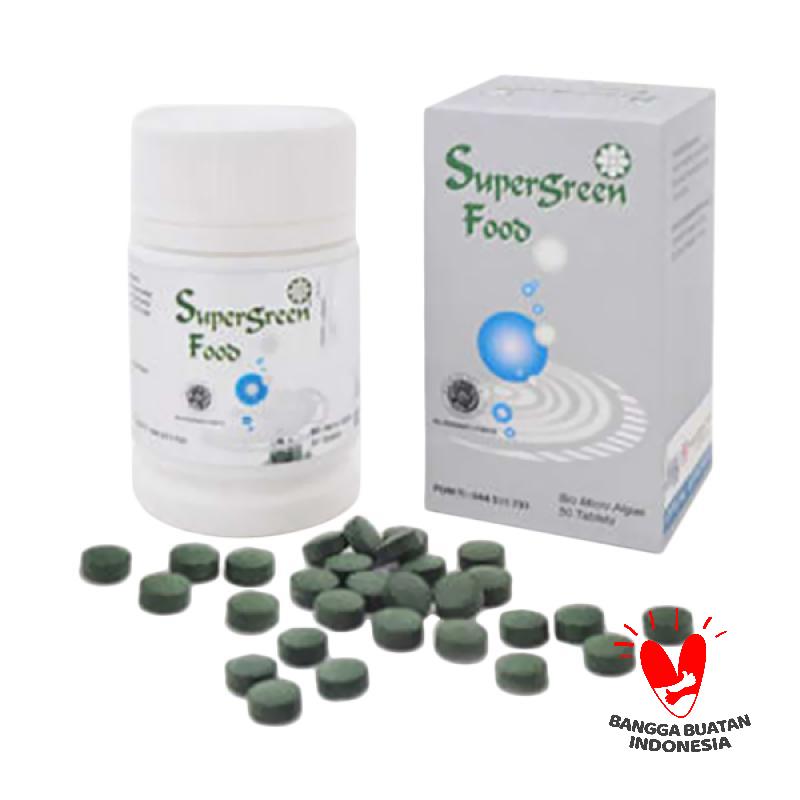 Jual Kk Supergreen Food Chrorella Spirulina P Pars Klorofil Sgf Multivitamin 50 Tablets Online November 2020 Blibli Com