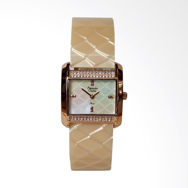 Spek Harga Alexandre Christie AC2624LH Passion Stainless Steel Jam Tangan Wanita Rosegold Cream .