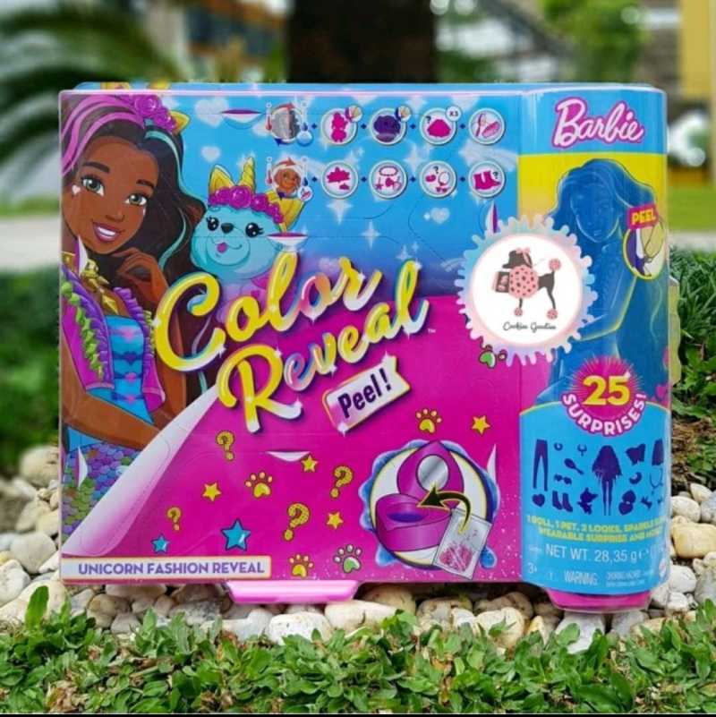 Barbie color reveal unicorn sales
