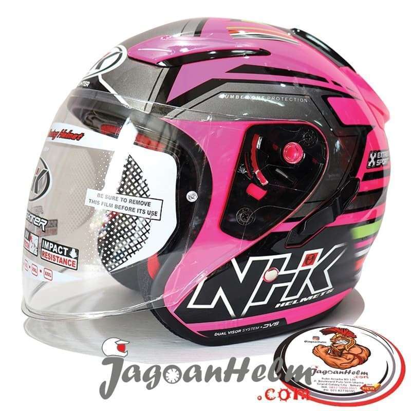 Jual NHK HELM R1 RAINBOW SE | PINK FLUO 