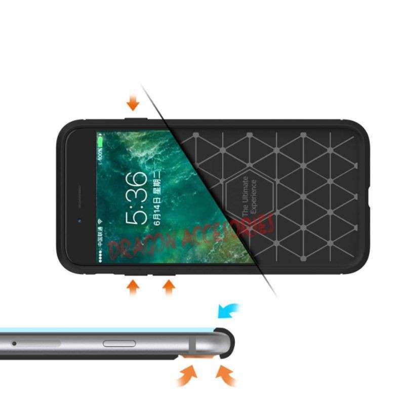 Promo Softcase Redmi 5+ 5a 5x Mi A1 Silikon Slim Fit Carbon
