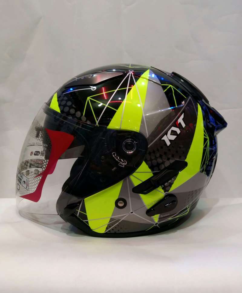 Jual HELM KYT GALAXY SLIDE #6 BLACK 