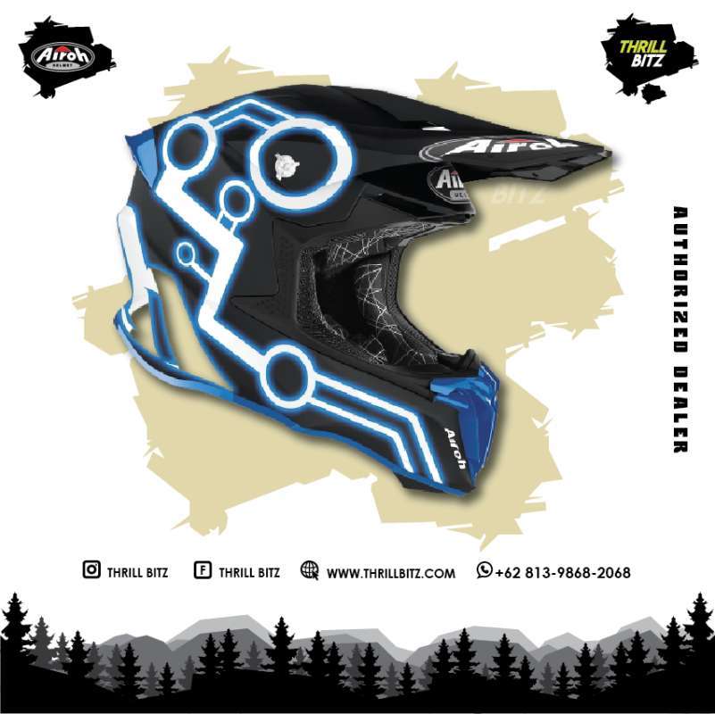 Jual Helm Airoh Twist 2.0 Helmet - Color Neon Blue Matt Size XL di Seller  Thrill Bitz Official Store - Kota Jakarta Selatan, DKI Jakarta | Blibli