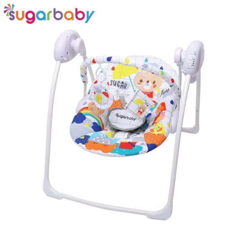 Jual Sugar Baby Premium Swing Bouncer Automatic Swing Rainy