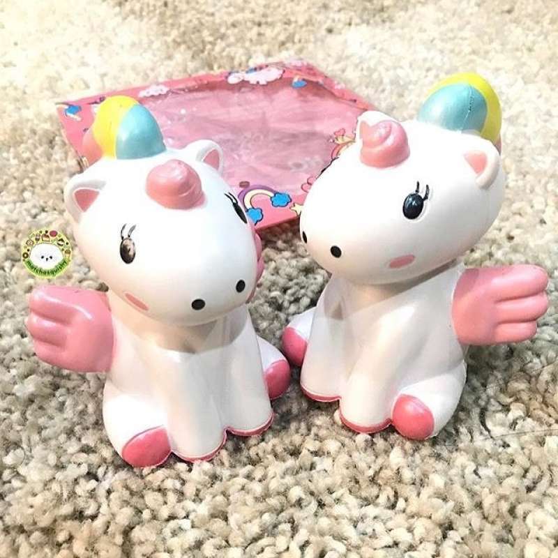 Jual WAWAII UNICORN ORIGINAL SQUISHY rainbow ori ibloom galaxy